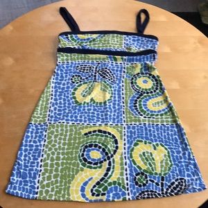 BCBG Max Azria Mosaic Tile Dress